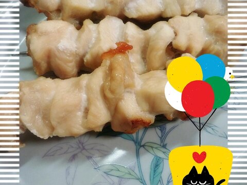 ノンフライヤーde焼き鳥~(*´ω`*)